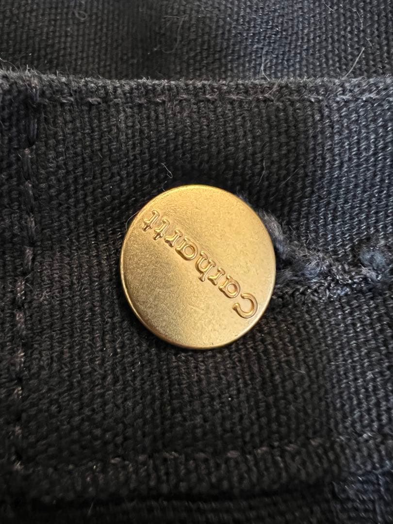 デッド 90s Carhartt カーハート ダブルニー 黒 ブラック USA製