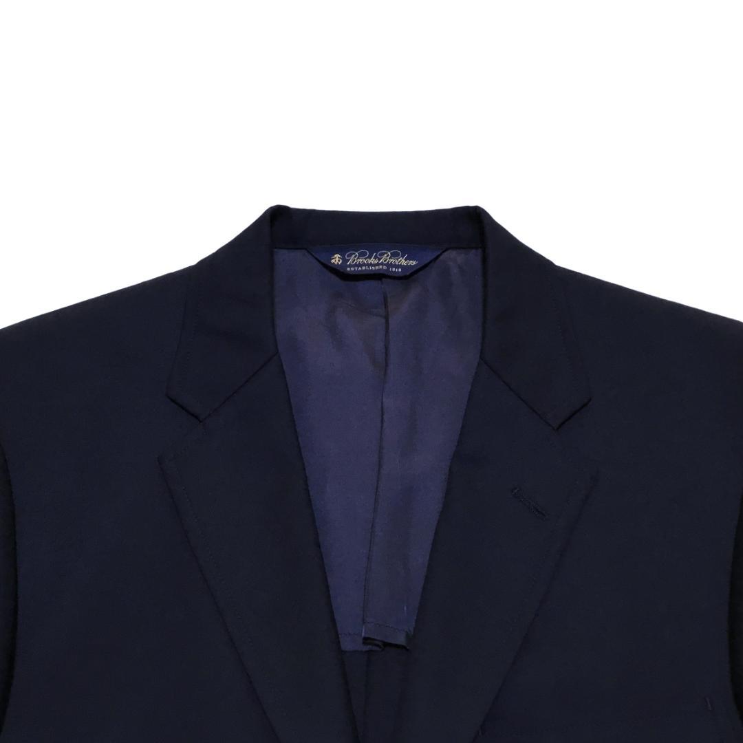 ブルックスブラザーズ 金ボタン 紺ブレザー 37SHT 3ボタン 段返り