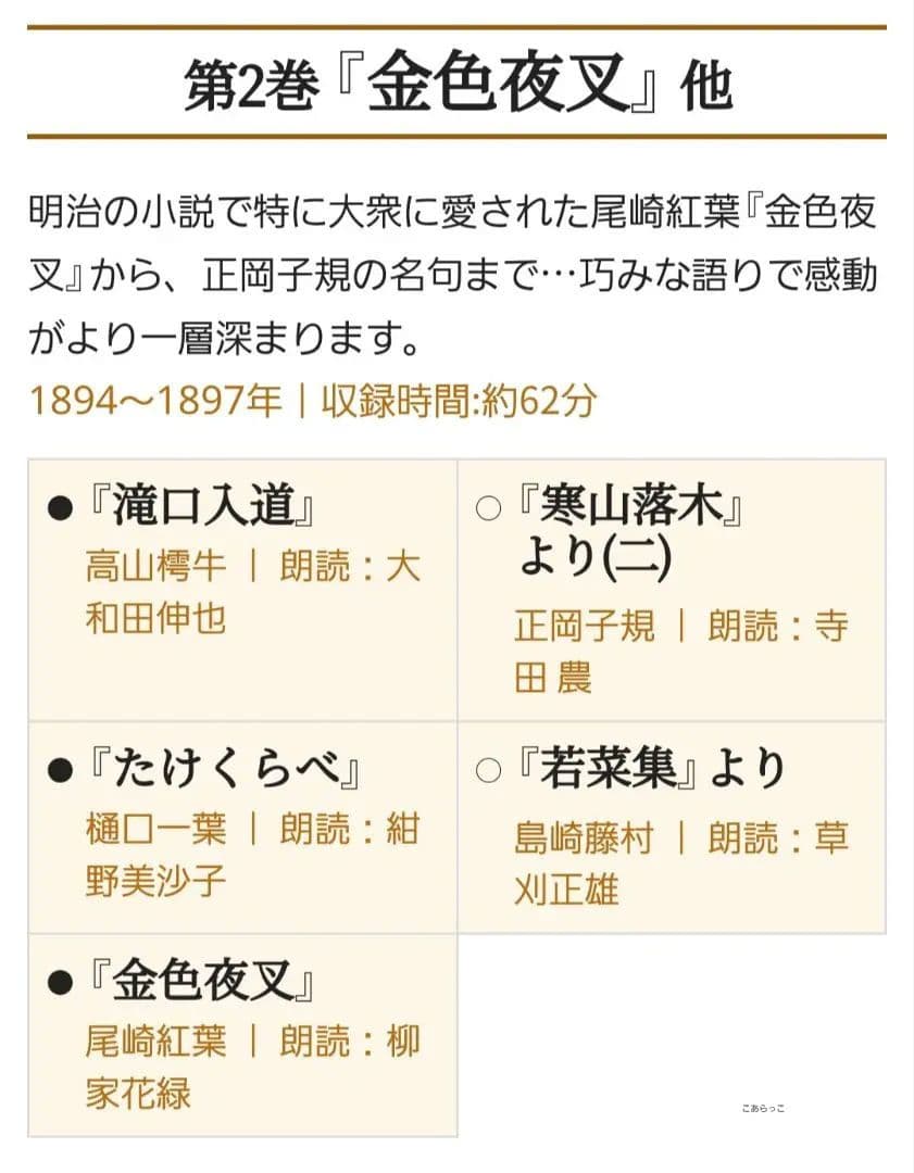 聞いて楽しむ世界の名作 CD15枚/聞いて楽しむ日本の名作 CD16枚 冊子3冊