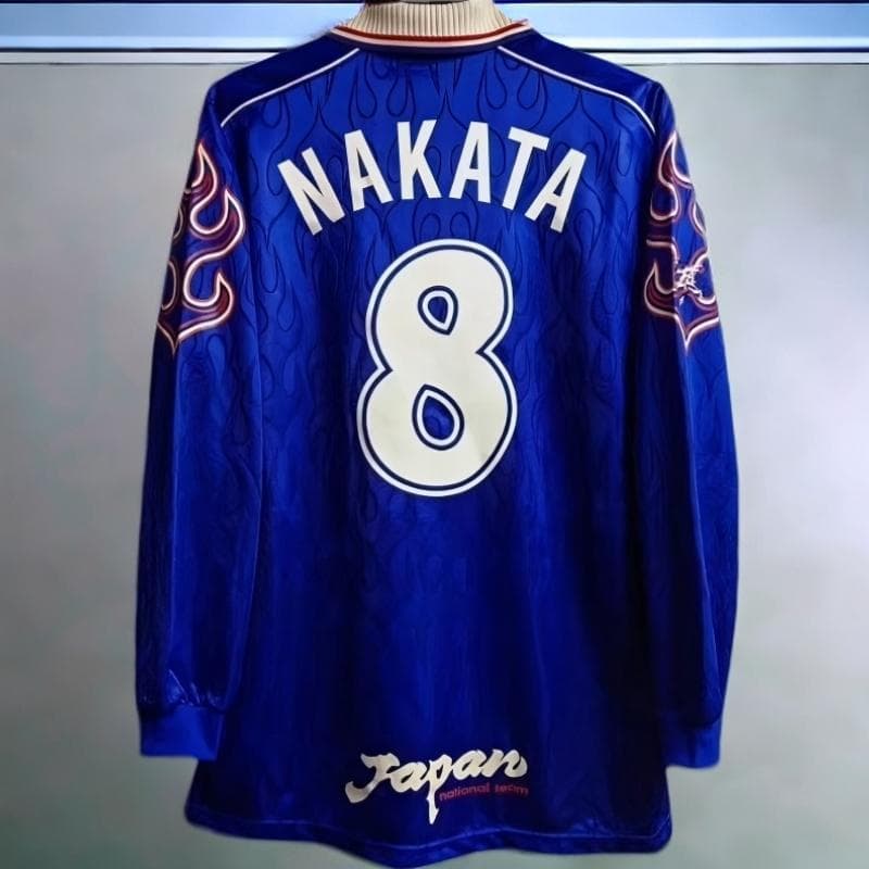1998 NAKATA 日本代表 長袖 シャツ 8番