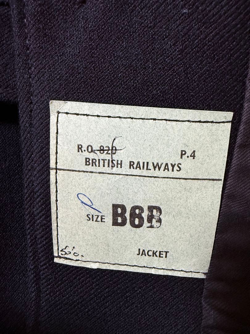 超希少60s デッドストック　BRITISH RAILWAYS