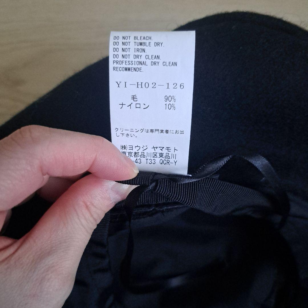 Y's ヨウジヤマモト　黒いハット 帽子