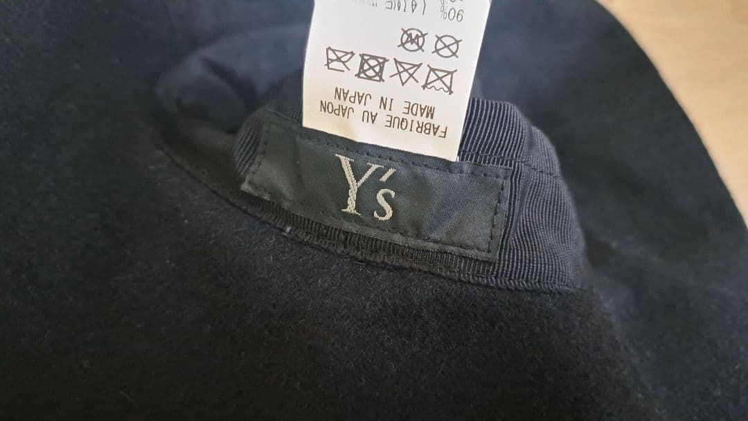 Y's ヨウジヤマモト　黒いハット 帽子