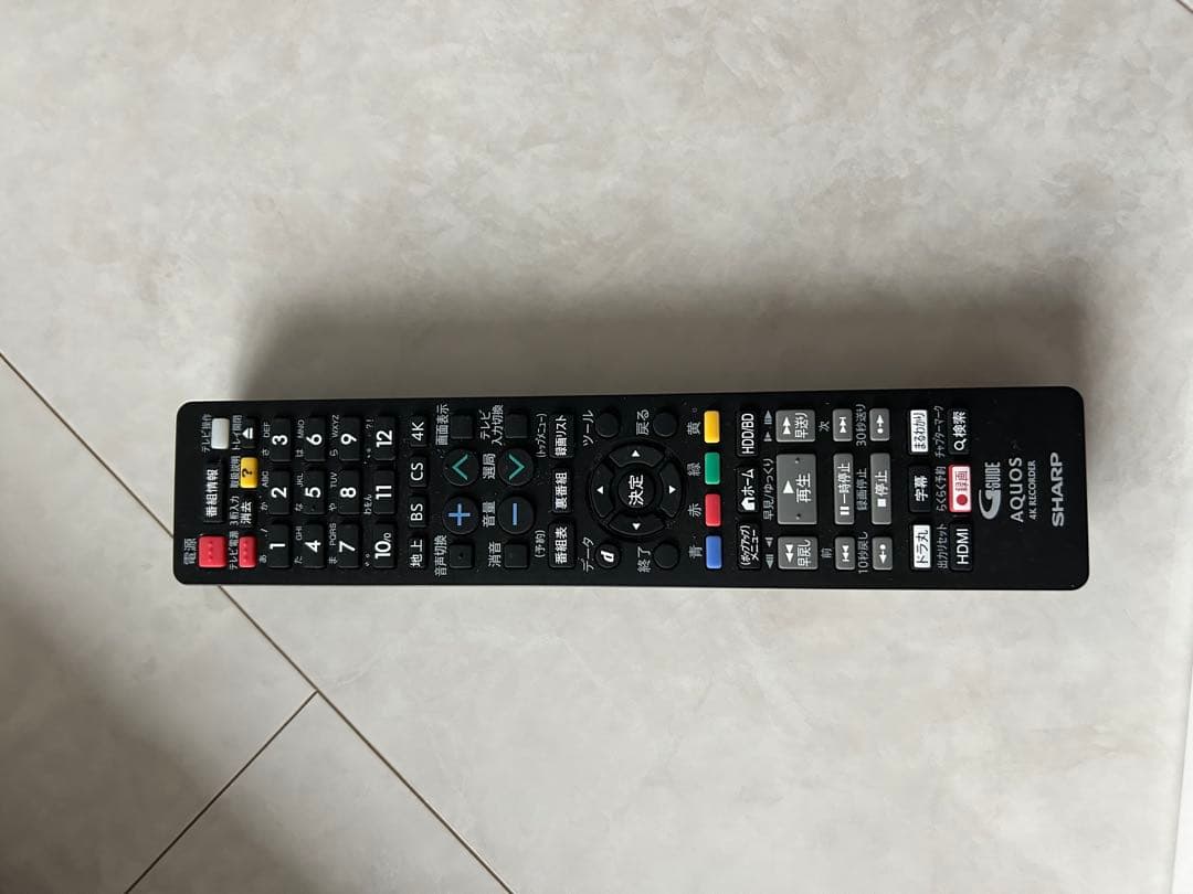 美品SHARP 4B-C10DW3 ブルーレイレコーダー