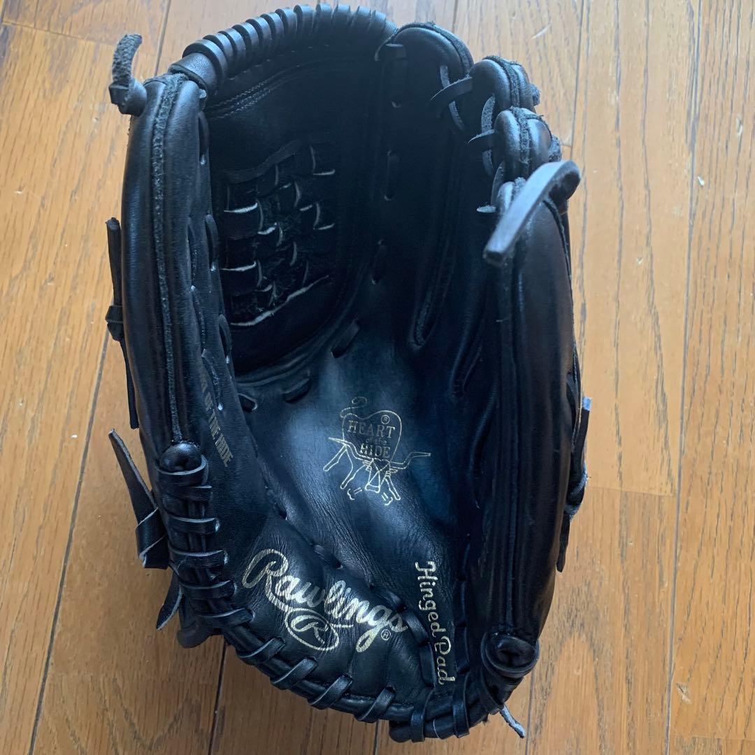 Rawlings 軟式グローブ 投手用 黒（ランディージョンソンモデル）