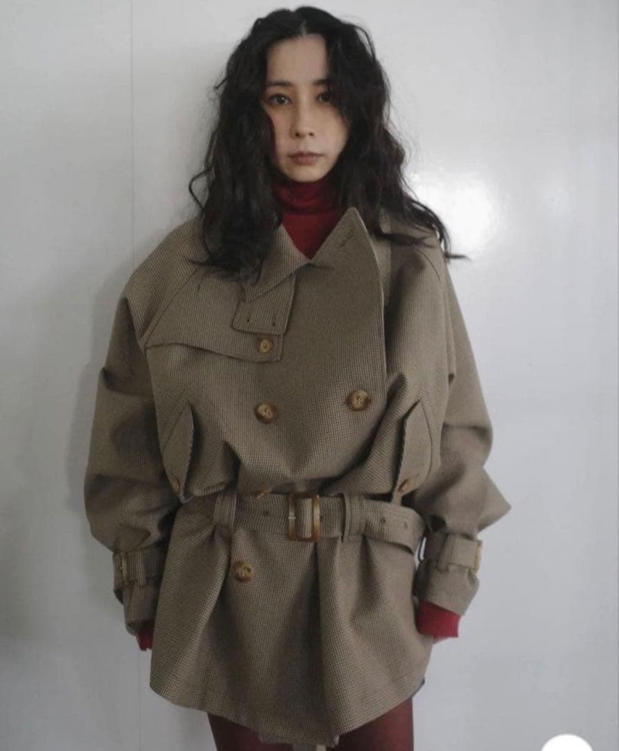 ジャケット・アウター amerivintage DADDY MIDI TRENCH COAT XS