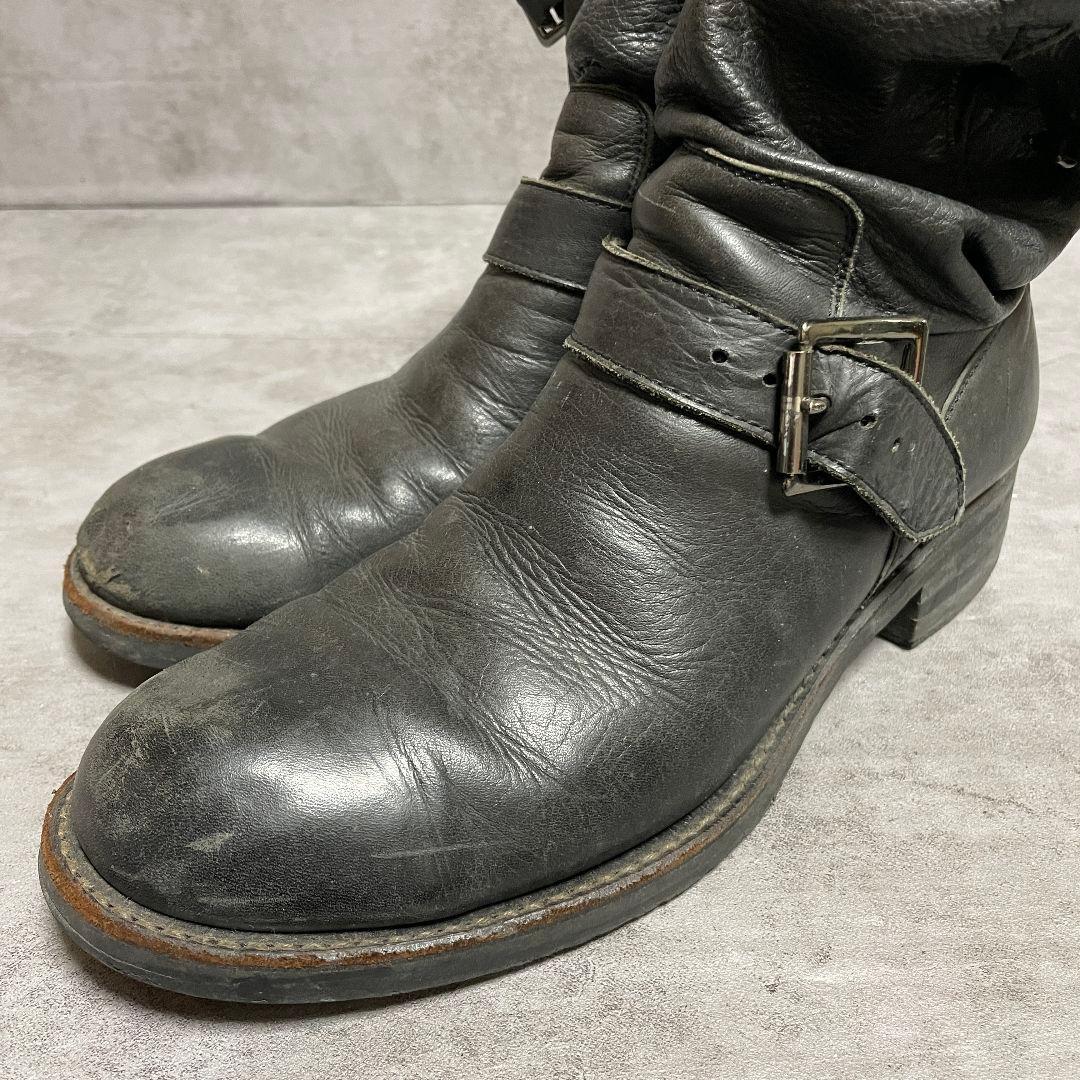 【エゴトリッピング】（8）エンジニアブーツ ブラック レザー