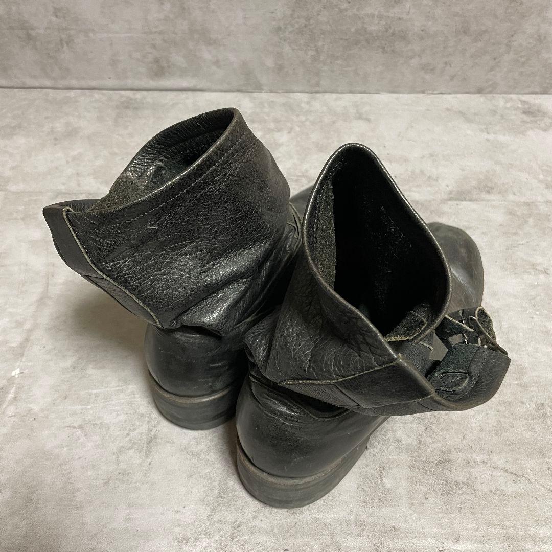 【エゴトリッピング】（8）エンジニアブーツ ブラック レザー