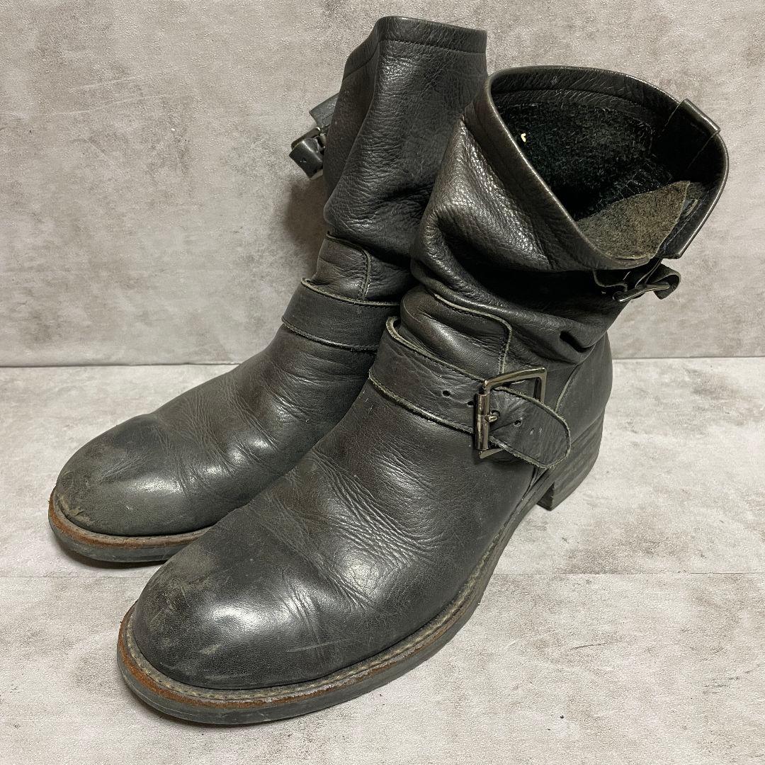 【エゴトリッピング】（8）エンジニアブーツ ブラック レザー