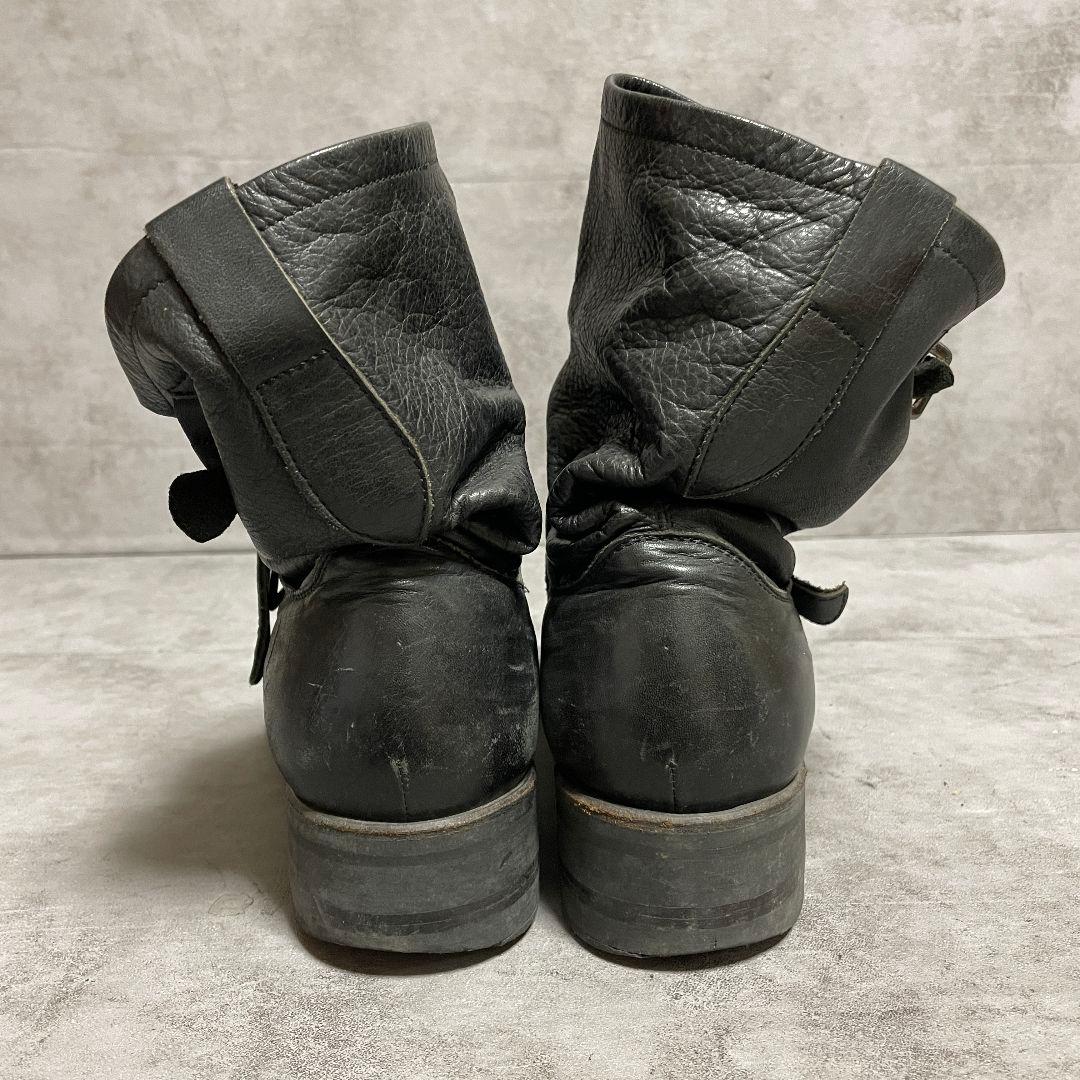 【エゴトリッピング】（8）エンジニアブーツ ブラック レザー