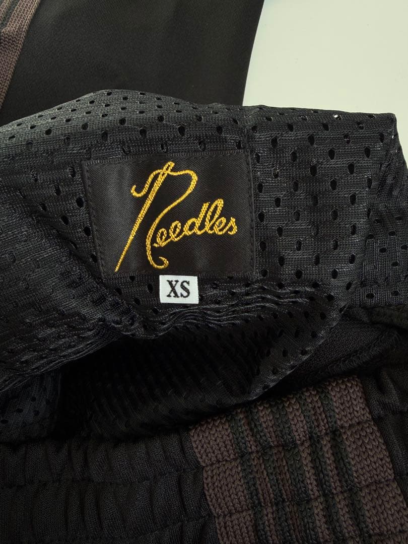 【Needles】 ブラック ナロートラックパンツ XS 【正規品】