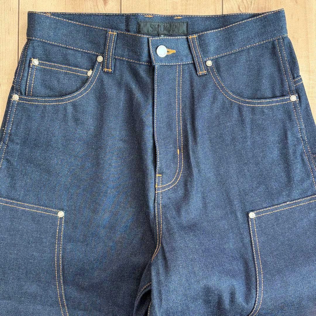 SHOOP　シュープ　ダブルニー ジーンズ　デニム　ペインター　インディゴ　S