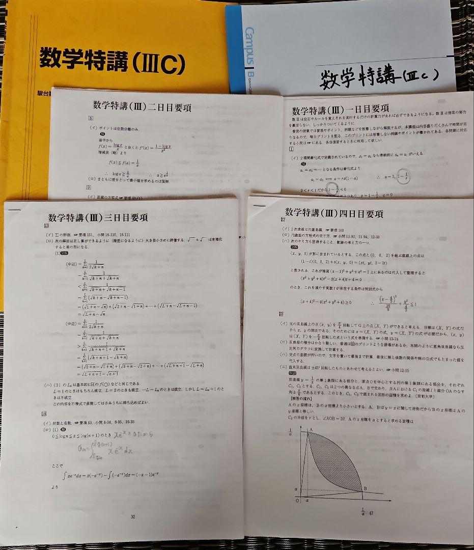 数学特講 (III C) 杉山義明　2024大阪校版
