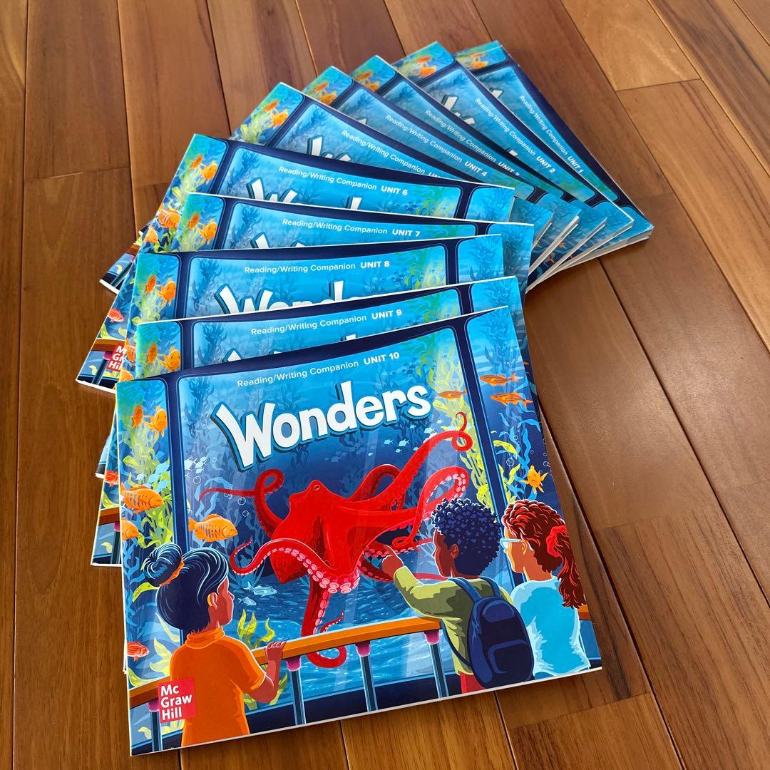Wonders リーディング/ライティングコンパニオン ユニット1-10 年長