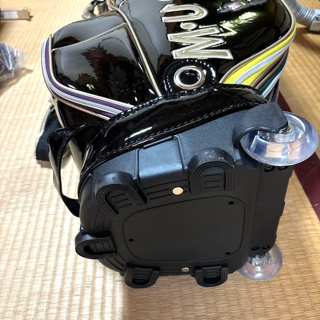 M.U.SPORTS キャディバッグ ブラック/イエロー