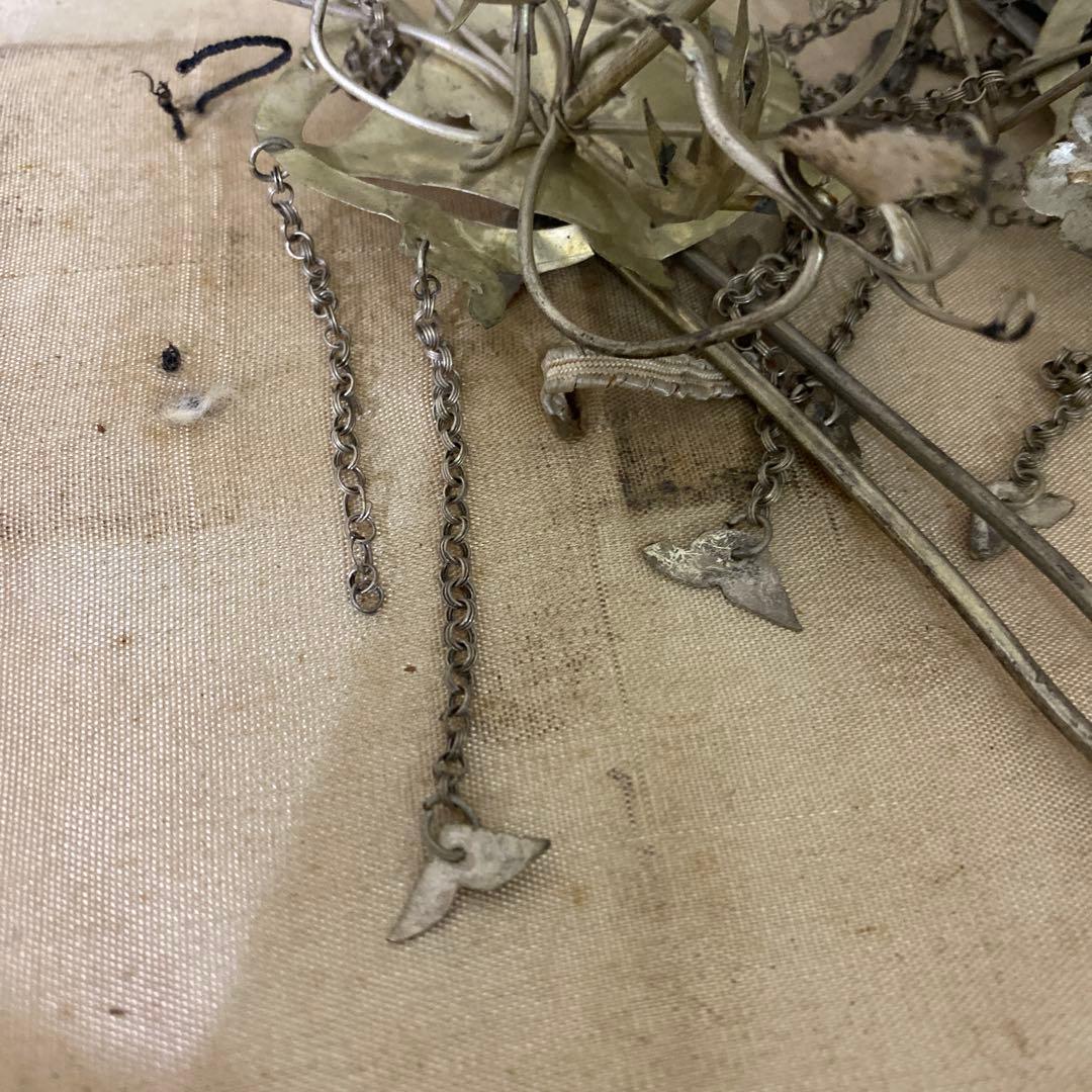 クリスマスセール　櫛細工　珊瑚　鶴亀