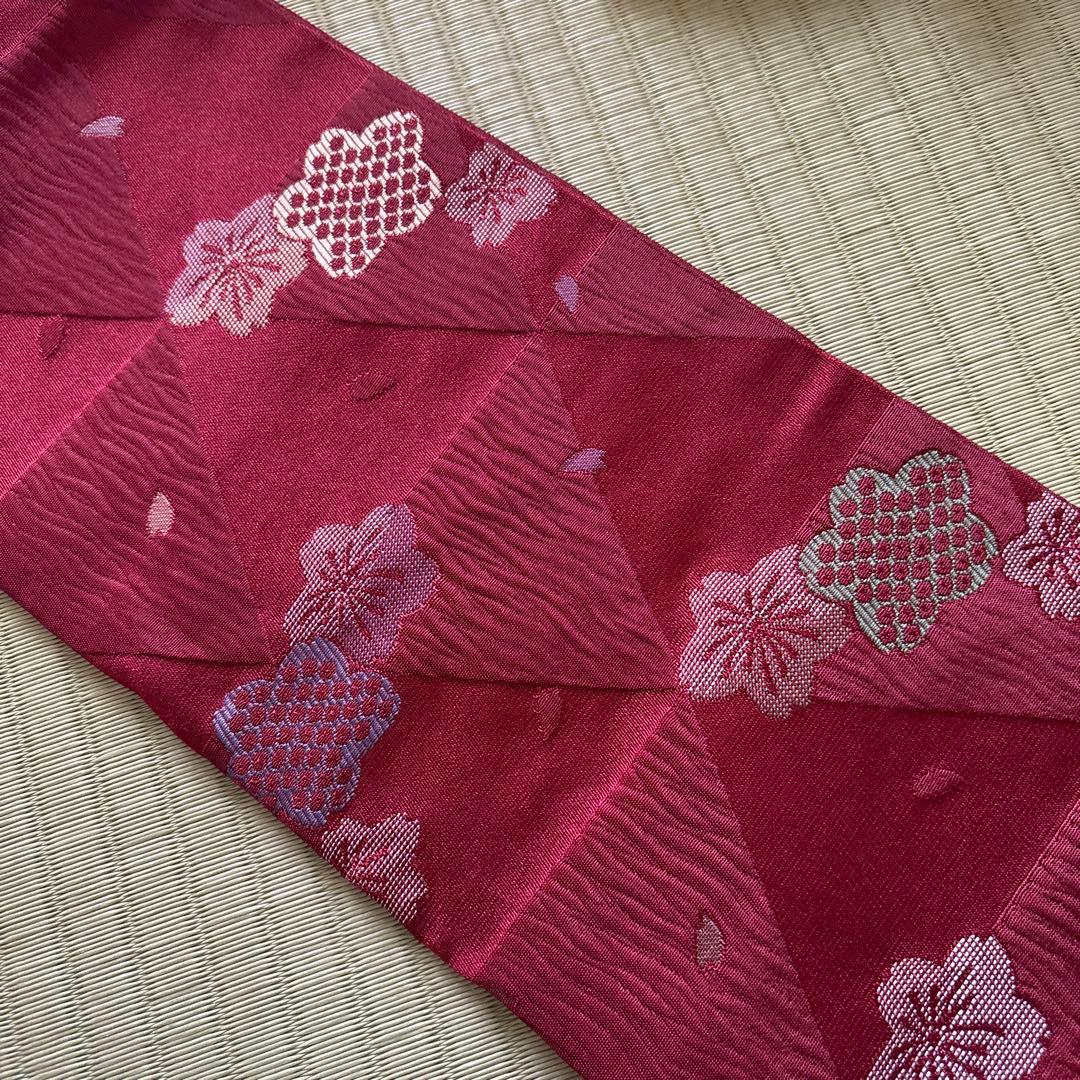 中振袖作り帯フルセット京紅型　ハーフ成人式　十三参り　袴にも合います　小柄な方