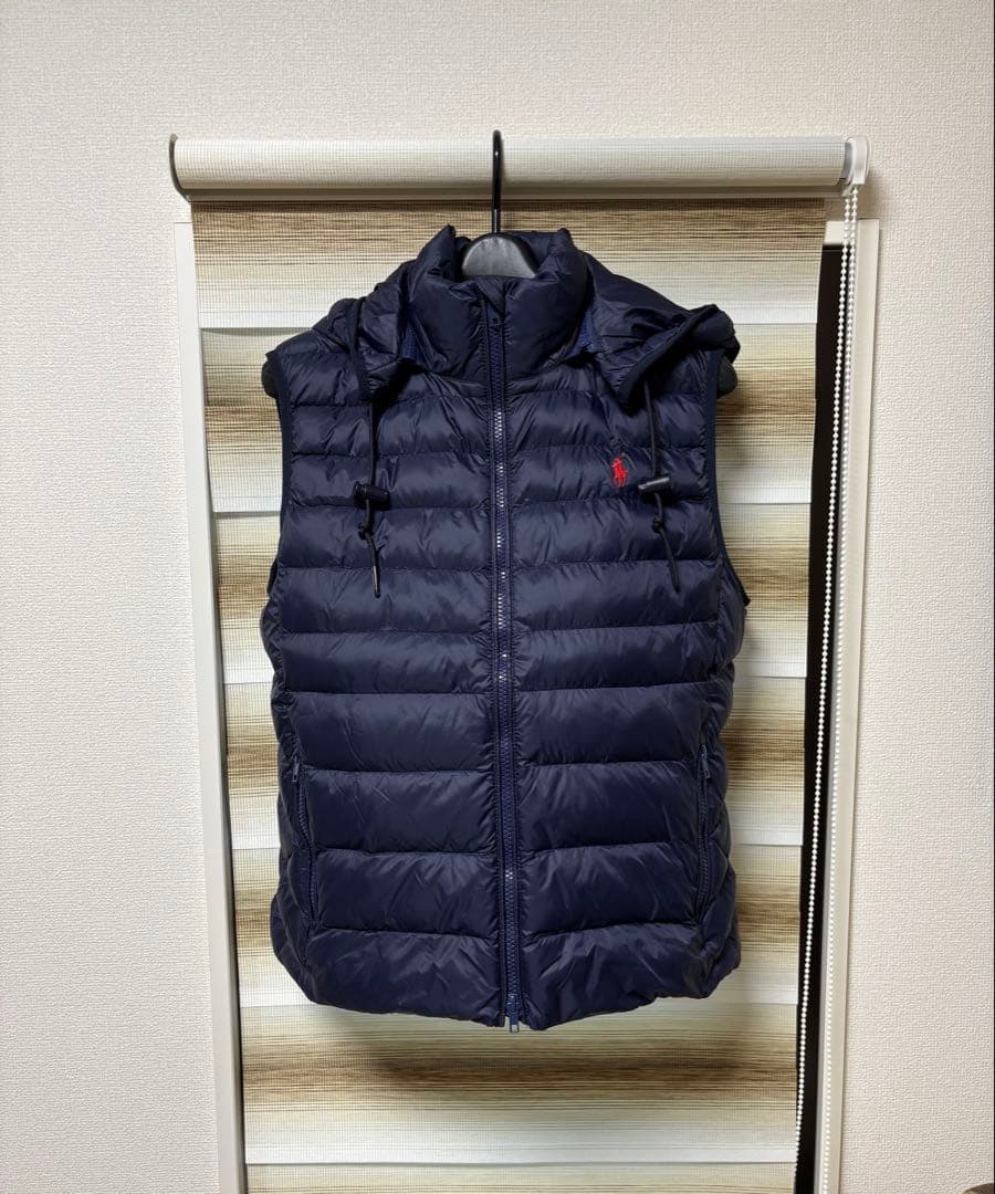 Polo by Ralph Lauren フード付きベスト ネイビー M 送料込