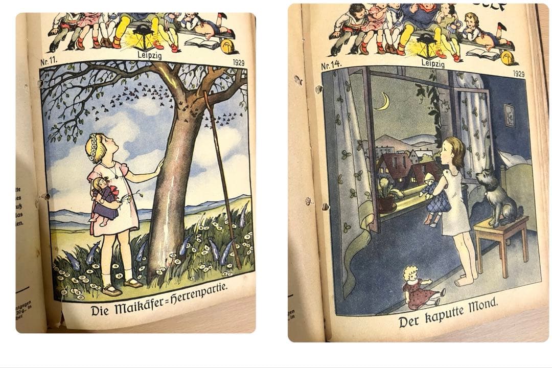 NO334希少 古書 アンティーク 洋書 ドイツ 児童書 絵本 ビンテージ 雑誌