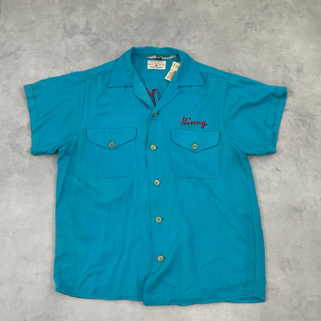 50s 60s ボーリングシャツ service bowling shirts