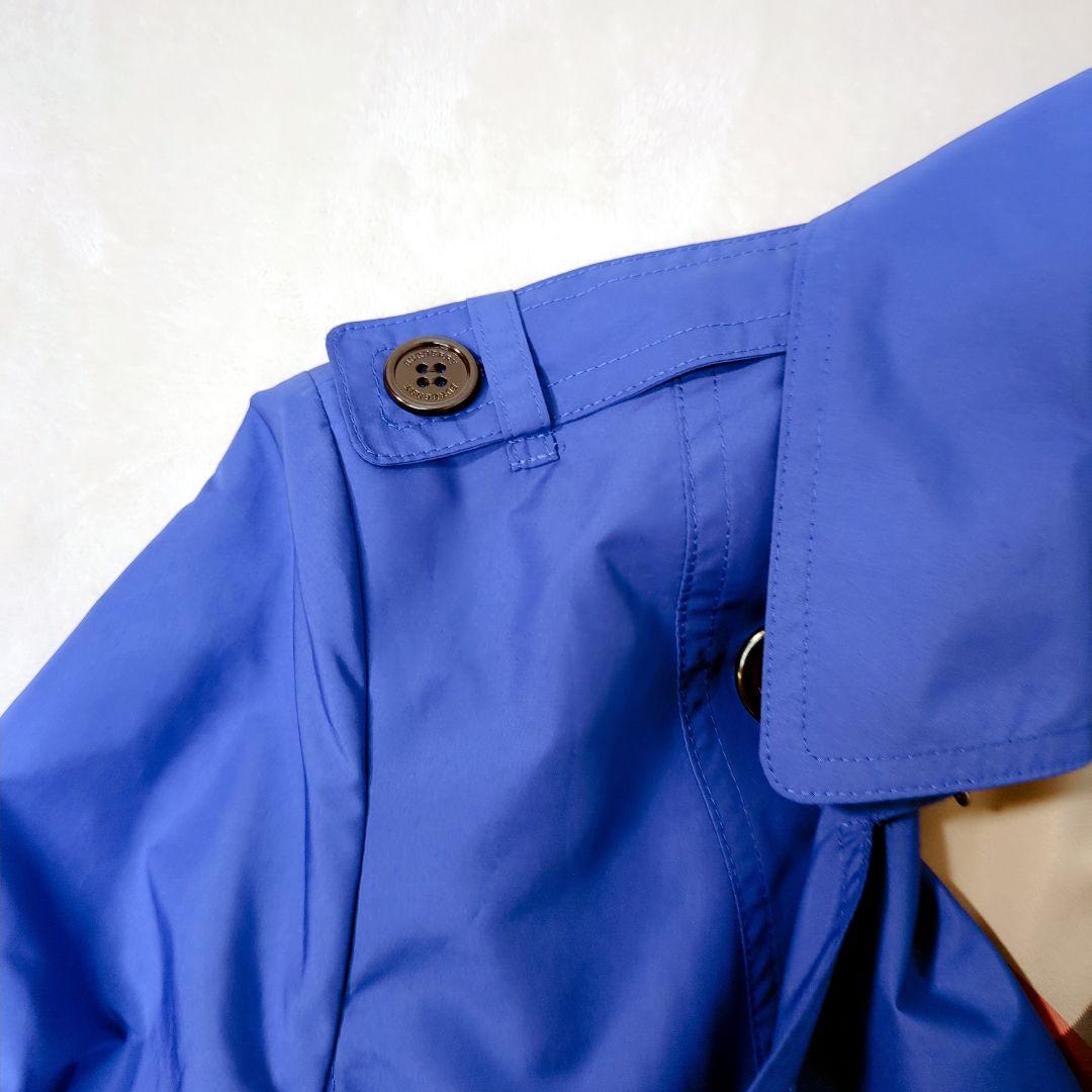 【極美品】BURBERRY ブルー スプリングコート BURBERRY 40