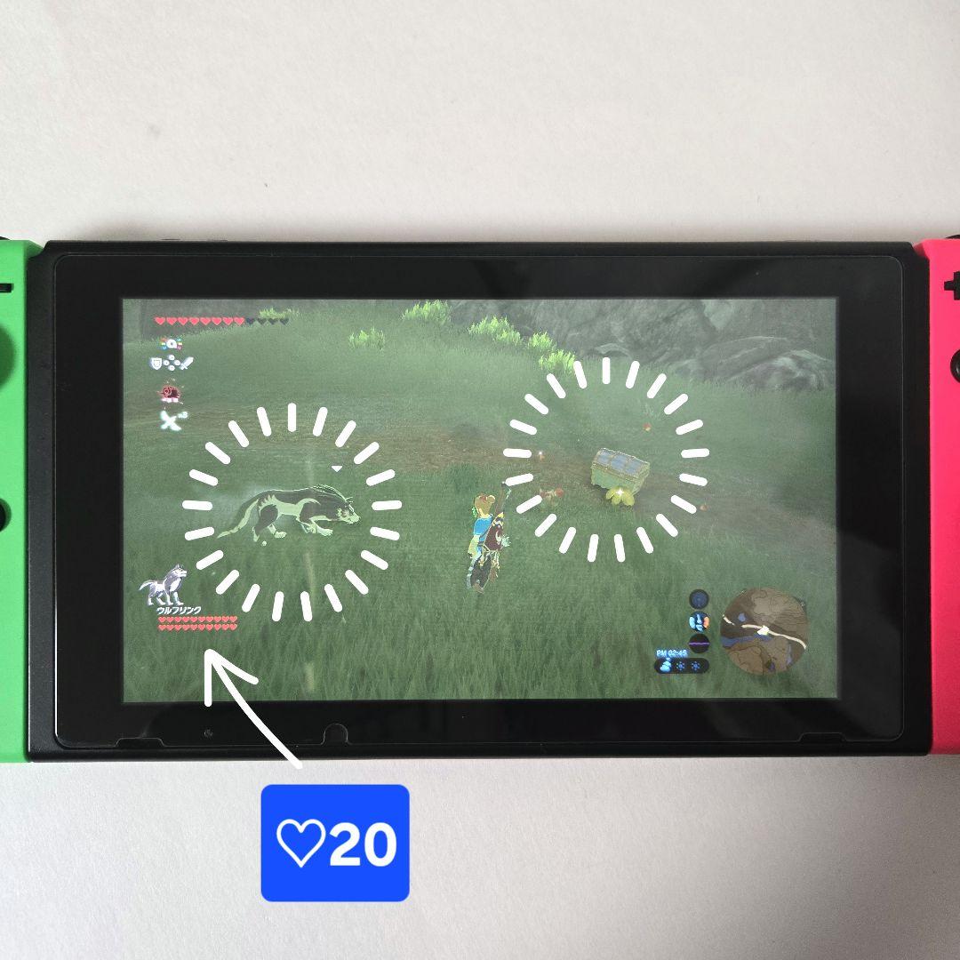 【ウルフ♡20 リンク付き】ゼルダの伝説 ブレスオブザワイルド switch