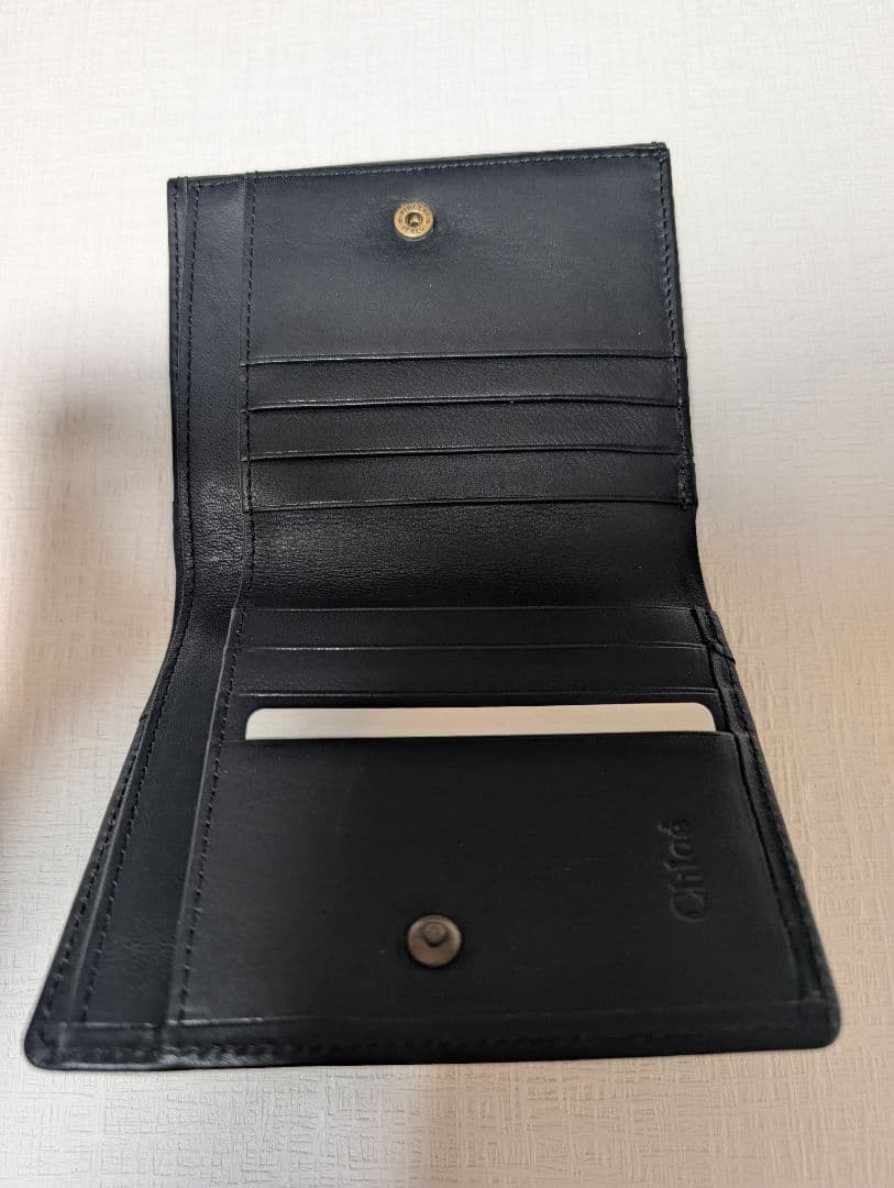 Chloe ブラック 二つ折り財布