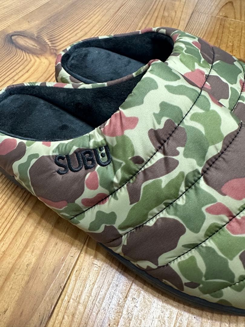 未使用　SUBU SB-533 迷彩　カモ　サボ　サンダル