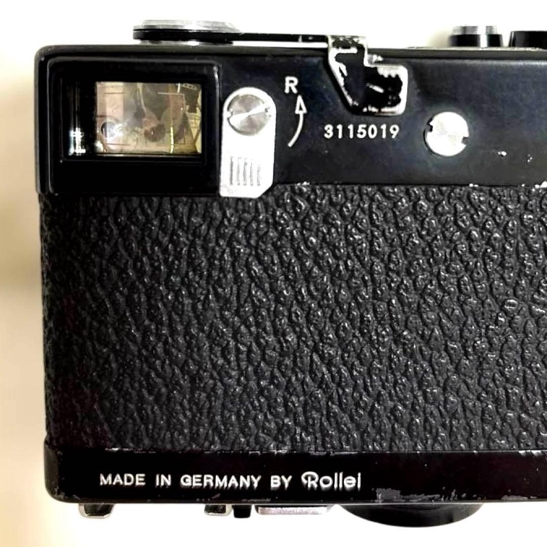 Rollei 35 コンパクトフィルムカメラ ストロボ、UVフィルターセット