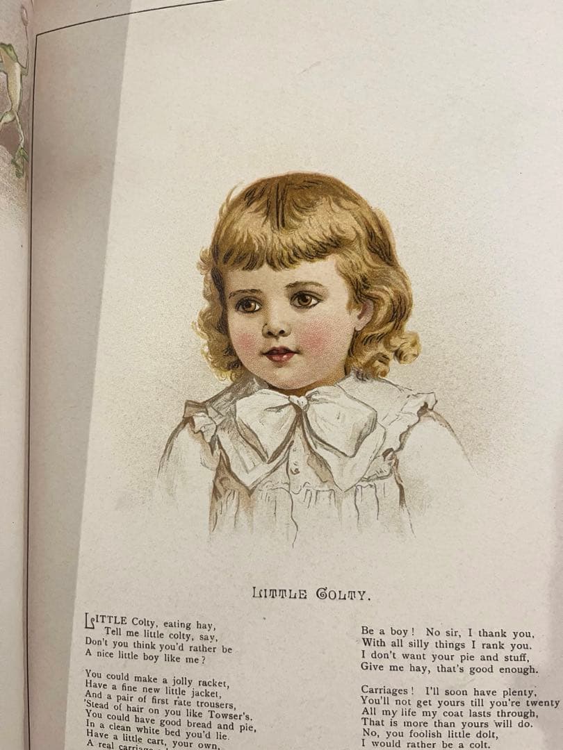 N o.380 希少 アンティーク 洋書 絵本 ビクトリアン 児童書 童謡