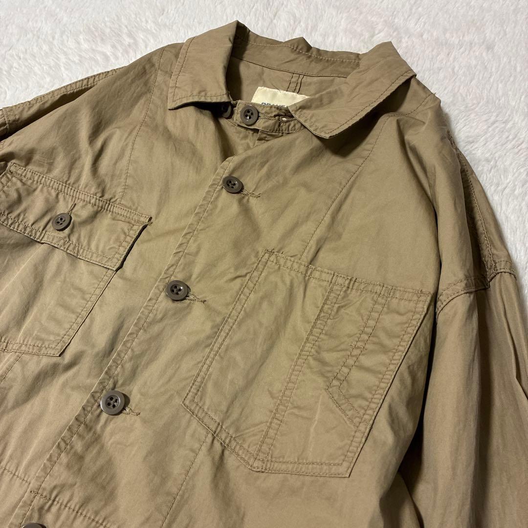 BEAMS BOY ビームスボーイ　ビックワークオールインワン　ベージュ