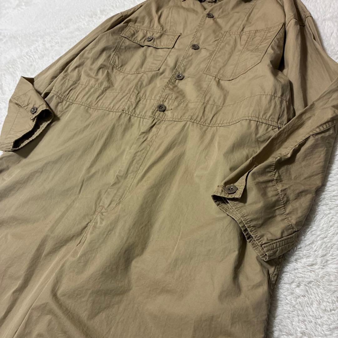 BEAMS BOY ビームスボーイ　ビックワークオールインワン　ベージュ