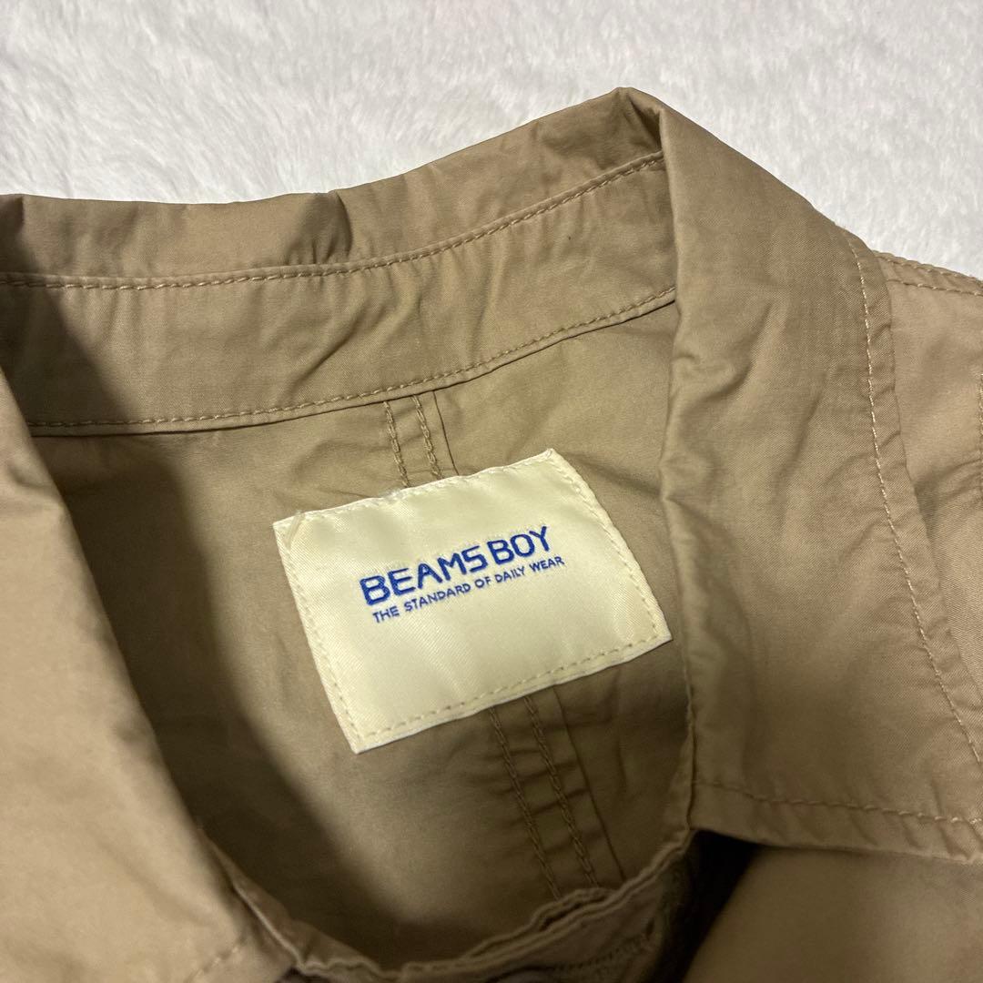 BEAMS BOY ビームスボーイ　ビックワークオールインワン　ベージュ