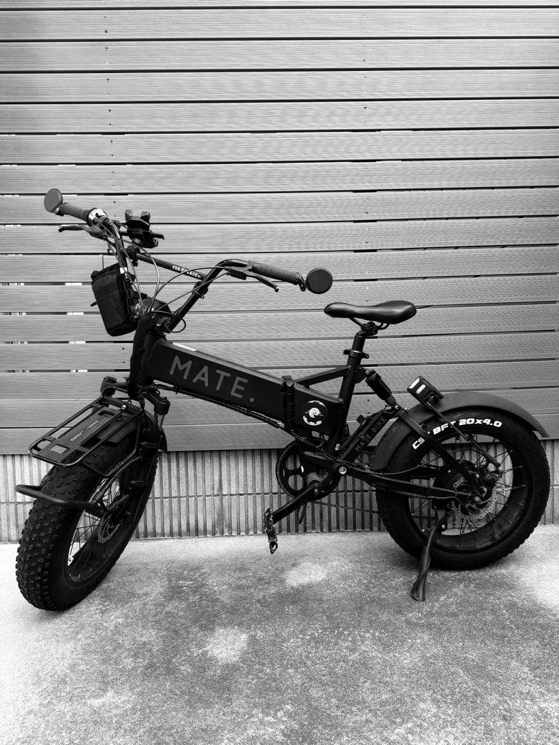 MATE 電動アシスト自転車 ブラック 20インチ