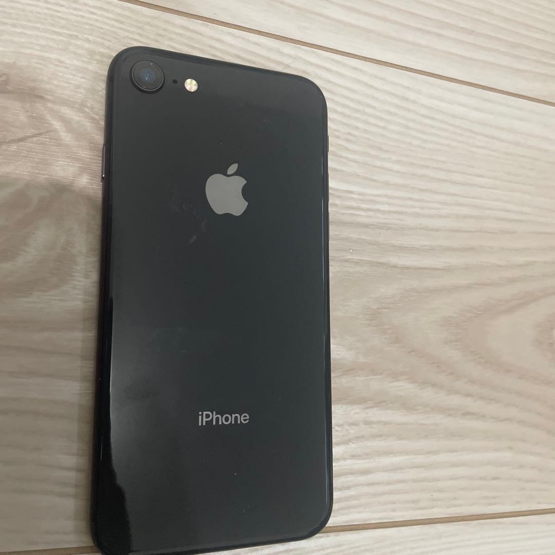 iPhone 8ブラック バッテリー93% SIMフリー　64GB
