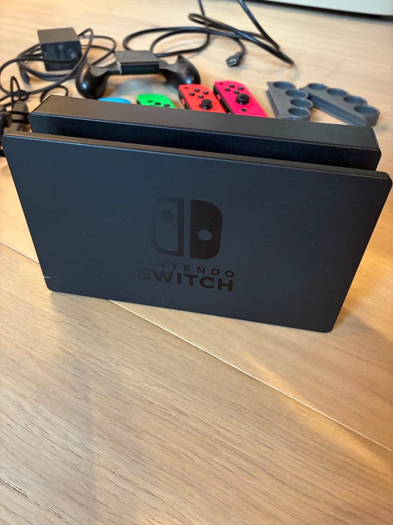 Nintendo Switch 本体 青/黄 Joy-Con ケース付き