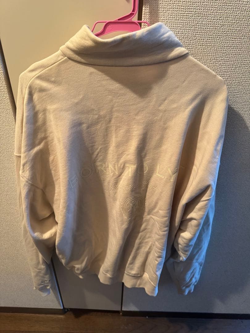 LYFTオーバーサイズジップアップスウェット