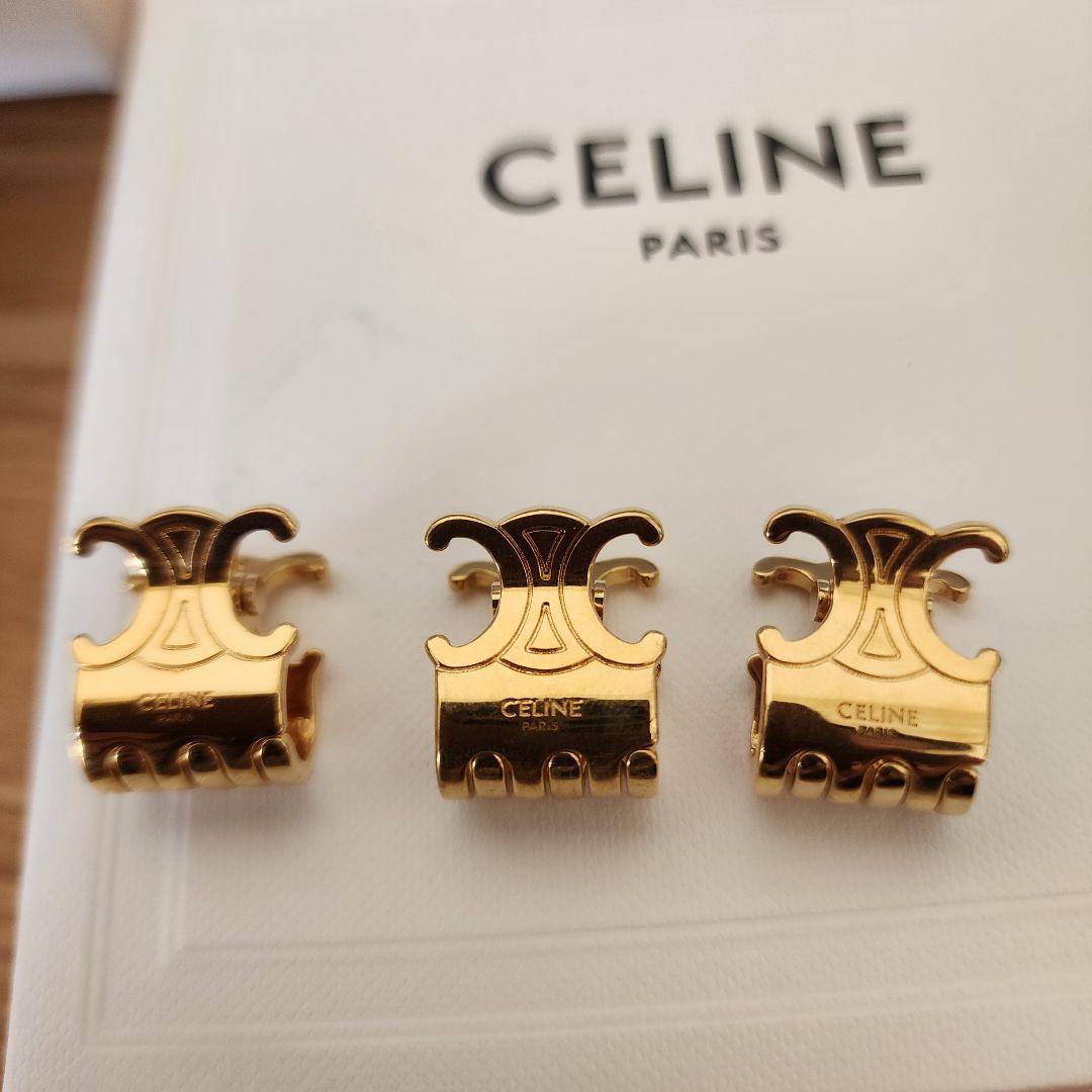 CELINE トリオンフ ヘアクリップセット