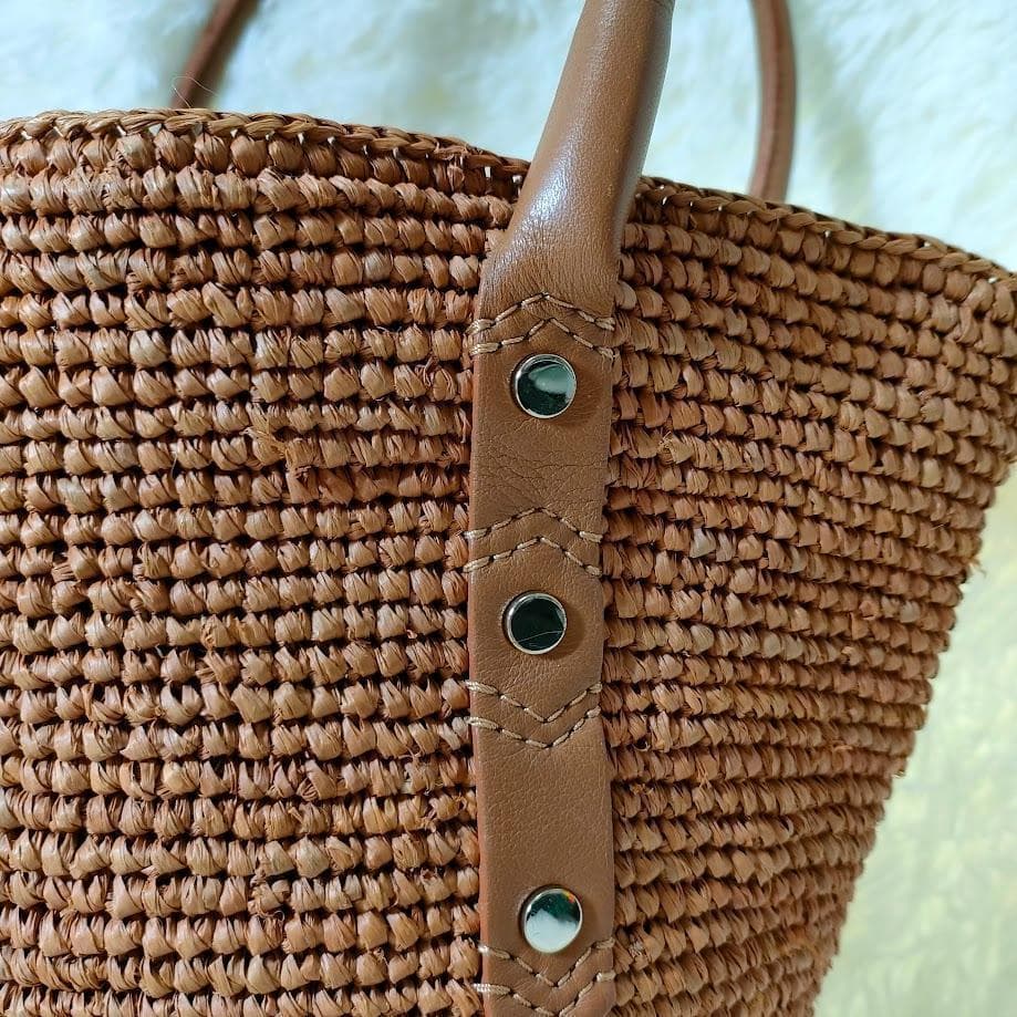 HELEN KAMINSKI ヘレンカミンスキー ラフィア トートバッグ