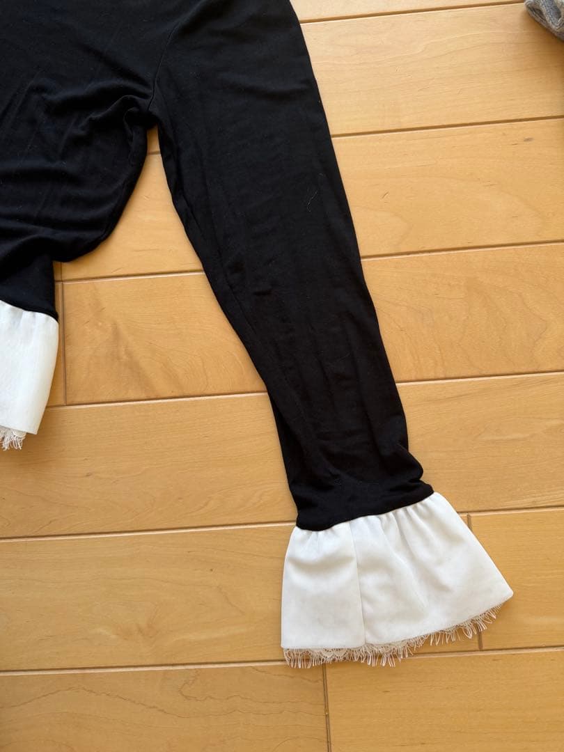 gypsohila MATCH LONG TEE short ブラック