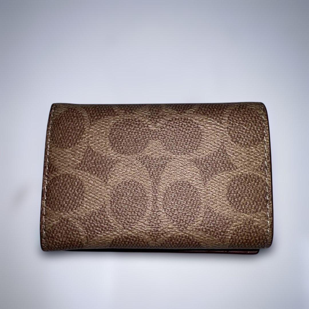 coach コーチ　未使用　折財布　シグネチャー　財布　ケース　カード