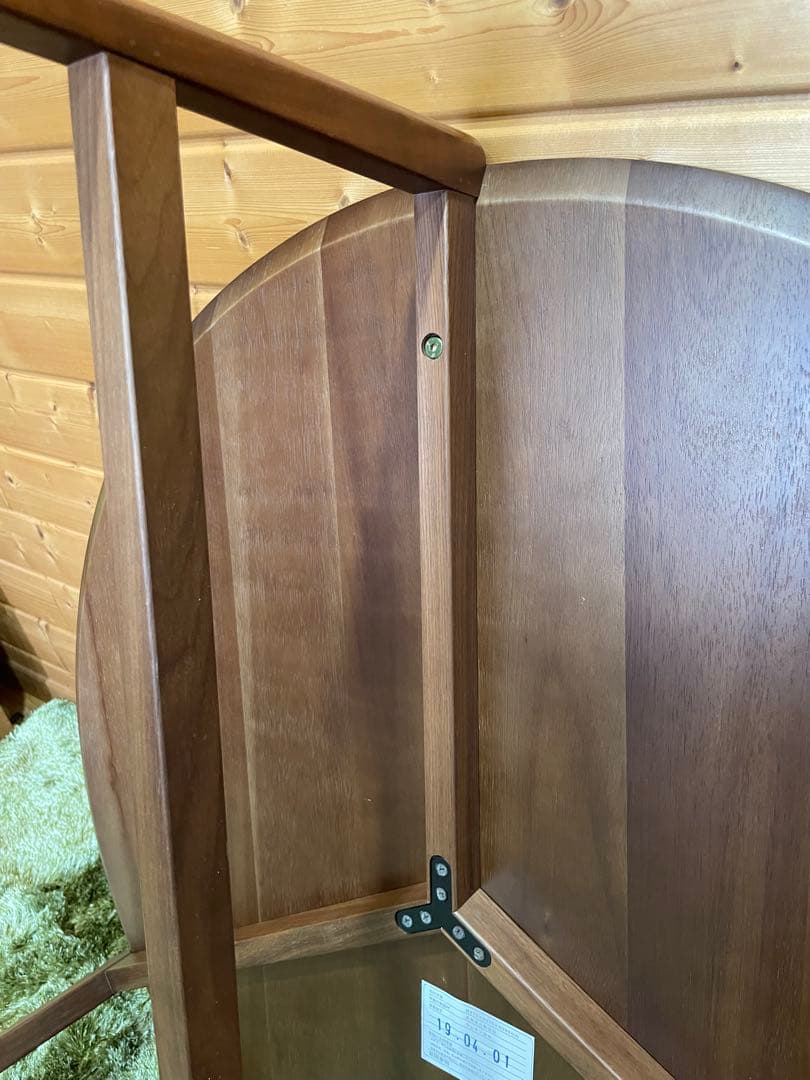 関家具　ローテーブル　センターテーブル　丸テーブル大　ウォールナット