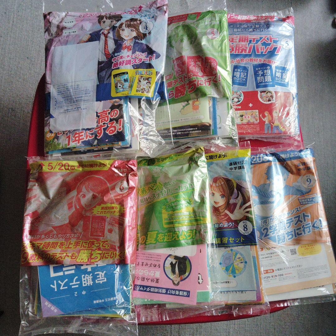 Benesse進研ゼミ中2講座スタンダード4月から3月号2024〜2025年分