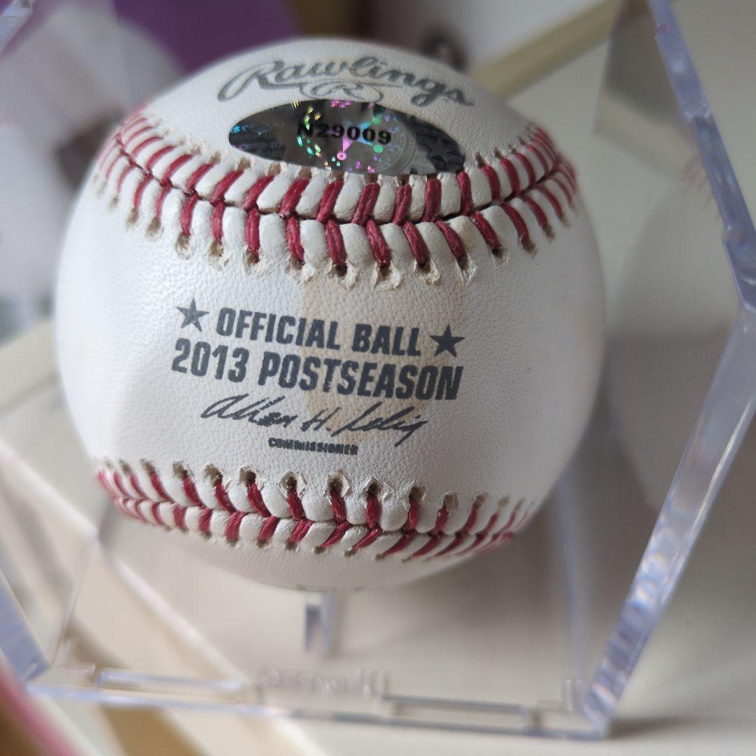 2013年ポストシーズン公式ボール 上原浩治サイン入り