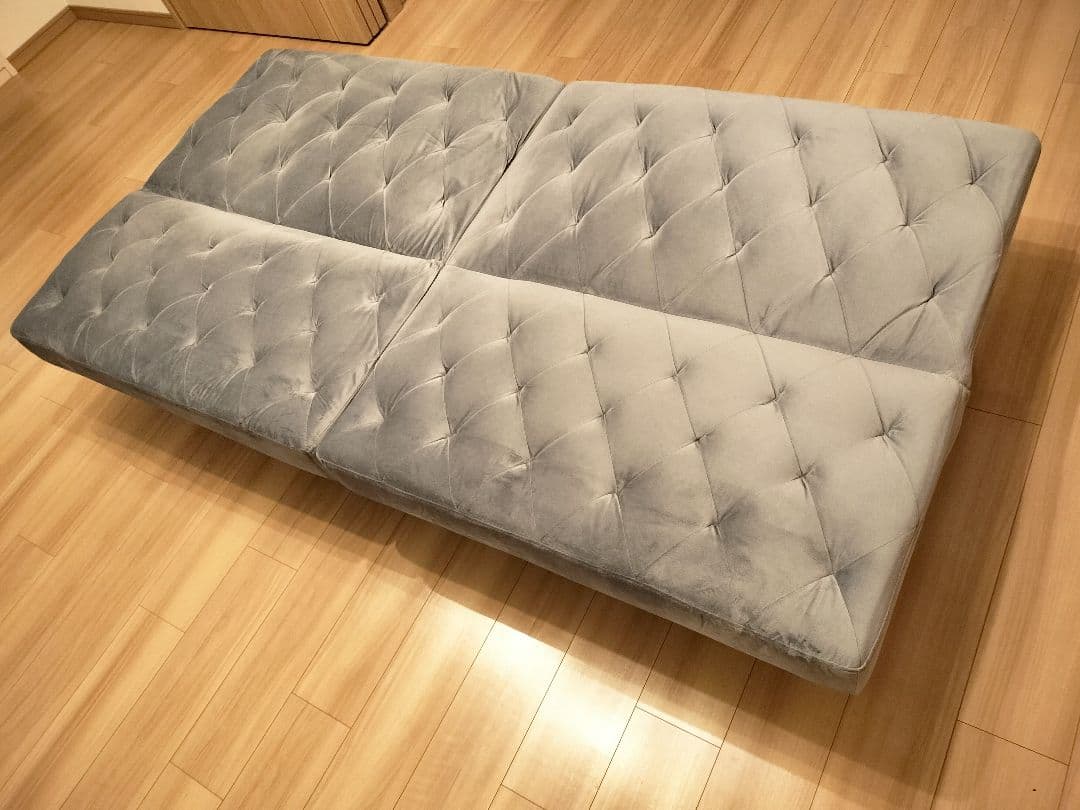 〈たなか〉【直接引渡の場合12000円引】LOWYA ベルベット調ソフ