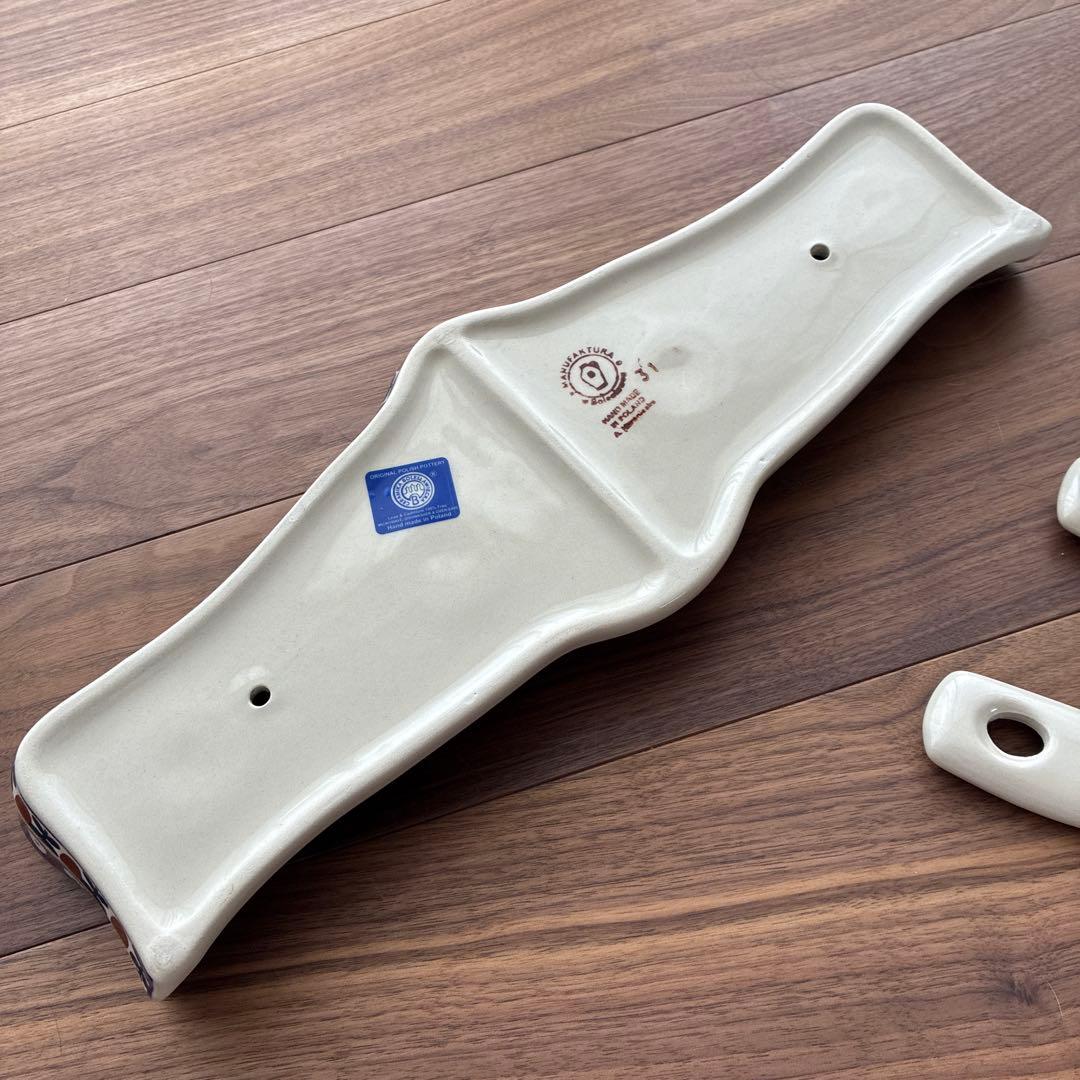 【新品】ポーリッシュポタリー キッチンツール＆ホルダー セット レア商品