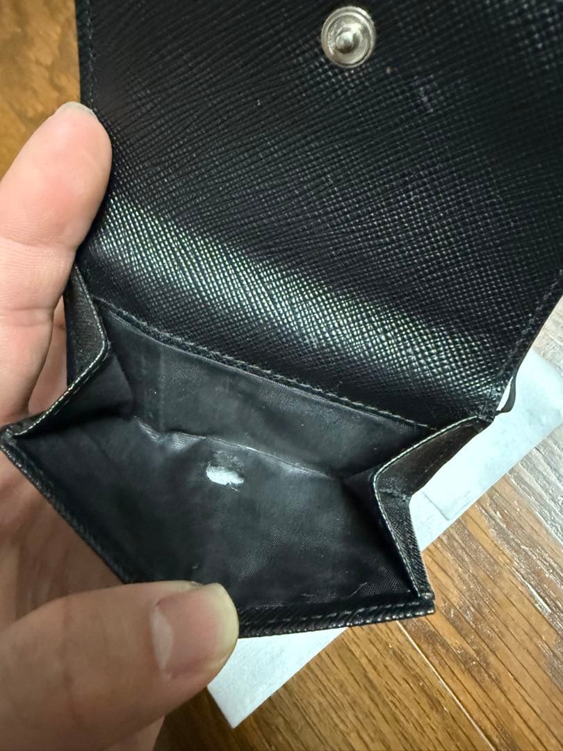 PRADA サフィアーノレザー 三つ折り財布