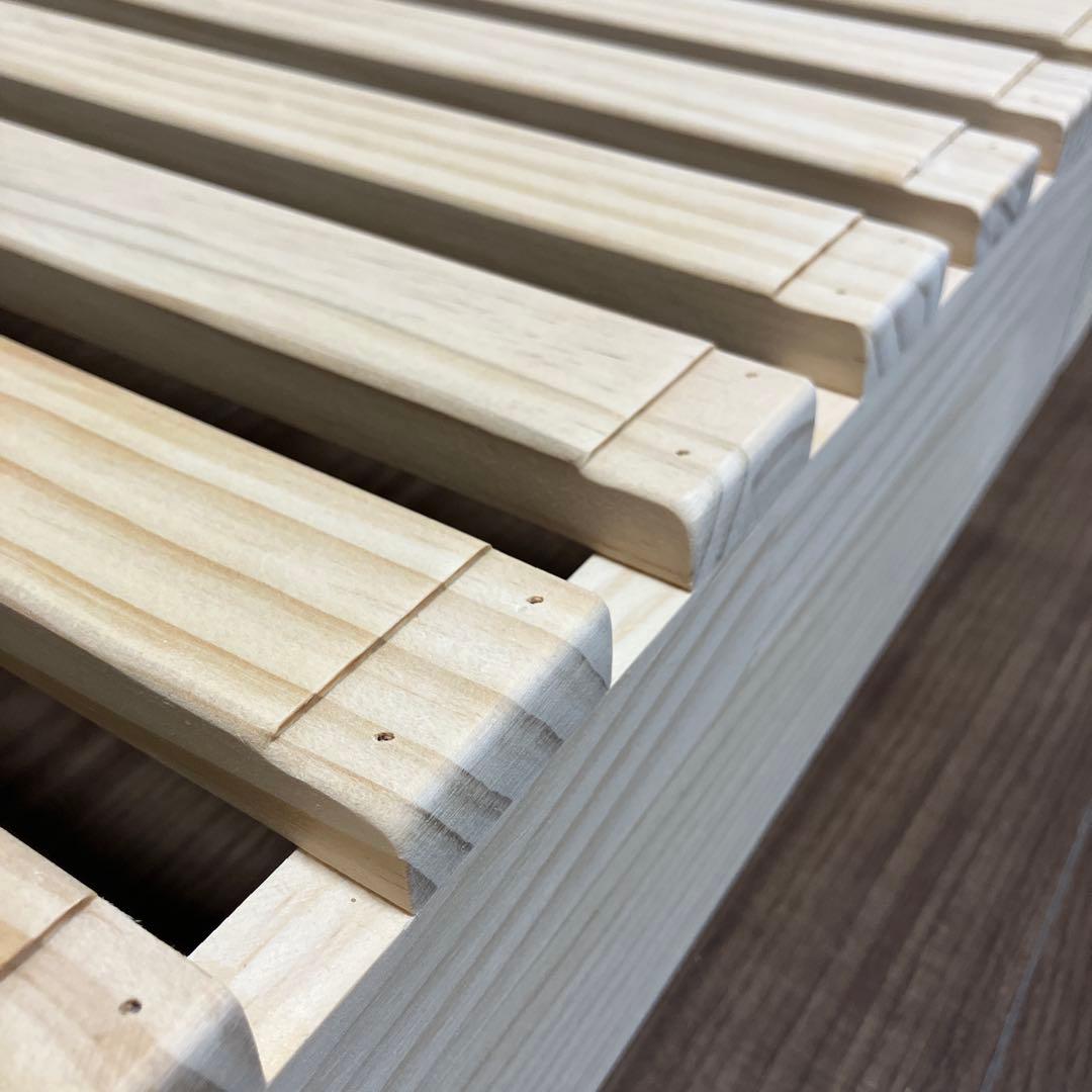 天然木パレットベッド　タンスのゲン