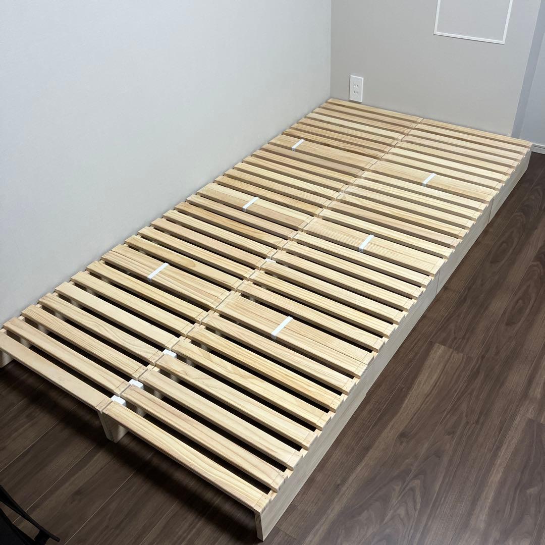 天然木パレットベッド　タンスのゲン