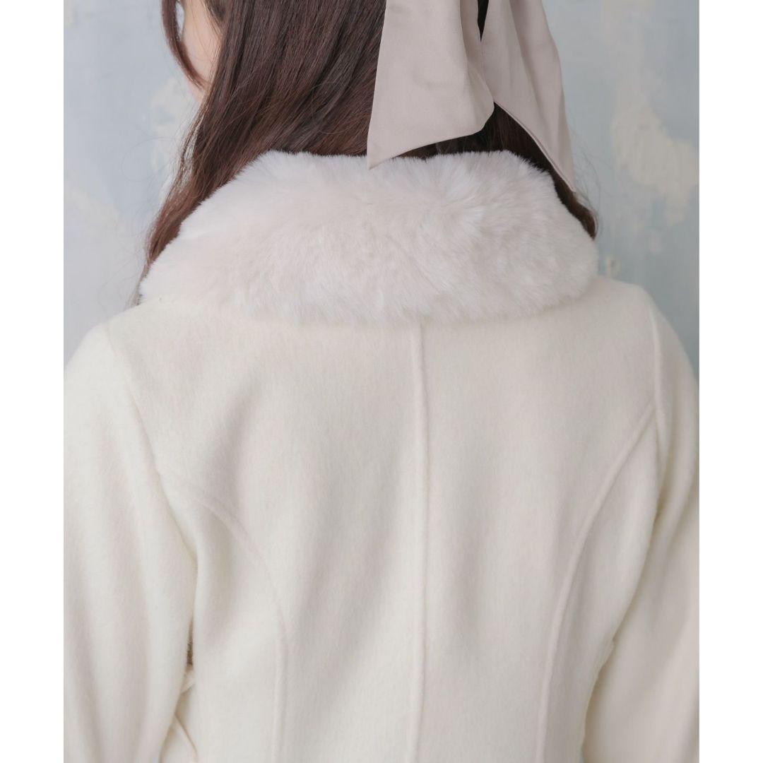 couture BY ROJITA ウエストレースアップロングコート ロジータ